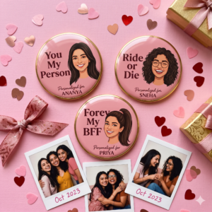 Personalized Fridge Magnet – Custom Photo 58mm | Bulk Return Gifts