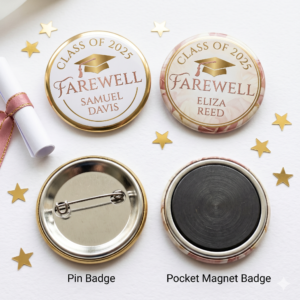 Personalized Pin Badge – Custom Photo 44mm | Return Gifts India